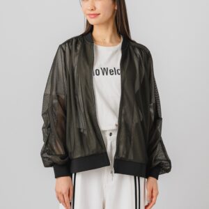 袖タックメッシュブルゾン 70050-3101